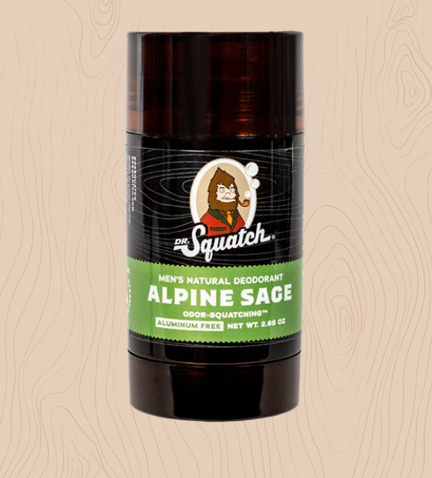 Dr. Squatch Natural Deodorant – Alpine Sage, Wood Barrel Bourbon